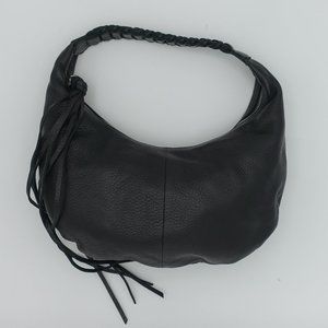 Banana Republic Black Pebbled Leather Hobo Purse